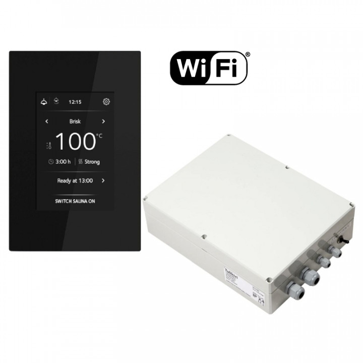 Bedieningspaneel elektrische saunakachel - TULIKIVI WIFI met contactdoos