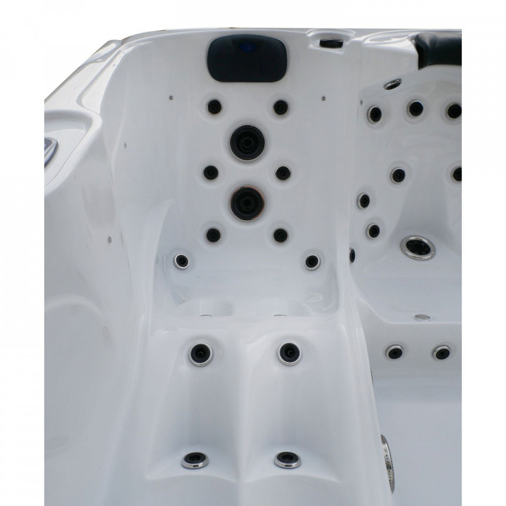 Elviona OCEANA massagebubbelbad, 4-5 personen