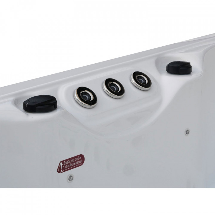 Elviona OCEANA massagebubbelbad, 4-5 personen