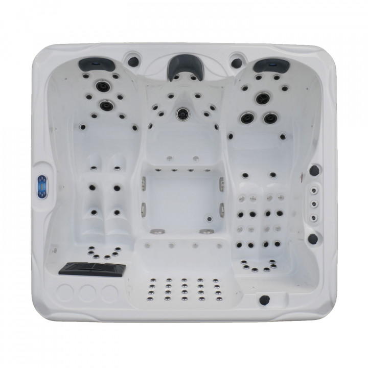 Elviona OCEANA massagebubbelbad, 4-5 personen