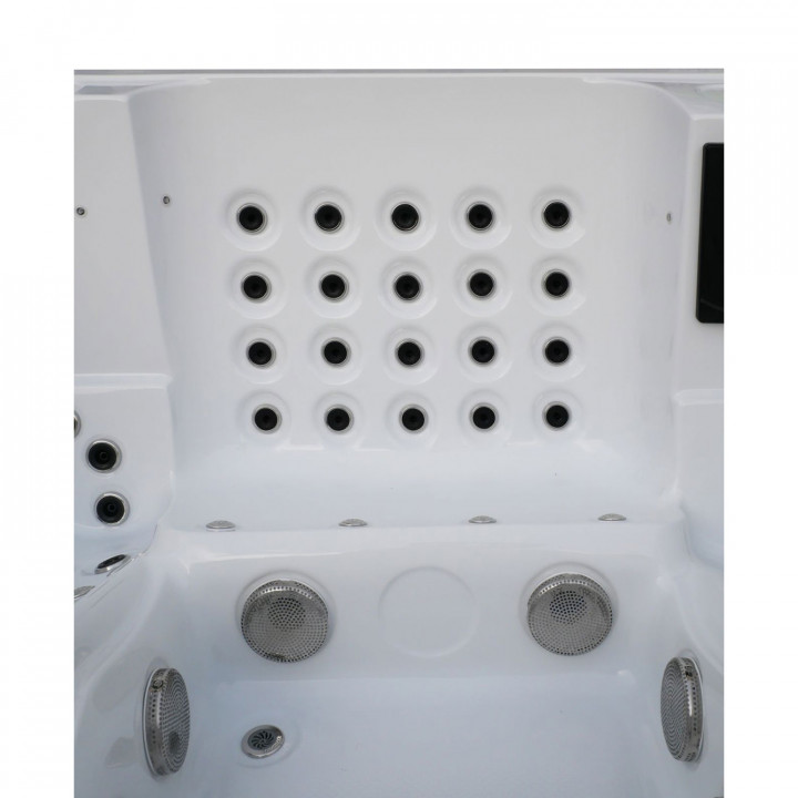 Elviona OCEANA massagebubbelbad, 4-5 personen