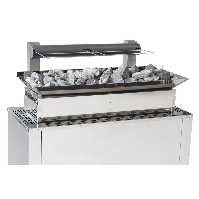 Montageframe voor EOS beveiligingssysteem + steenbak voor EOS 34.G HD 24-36kW kachels