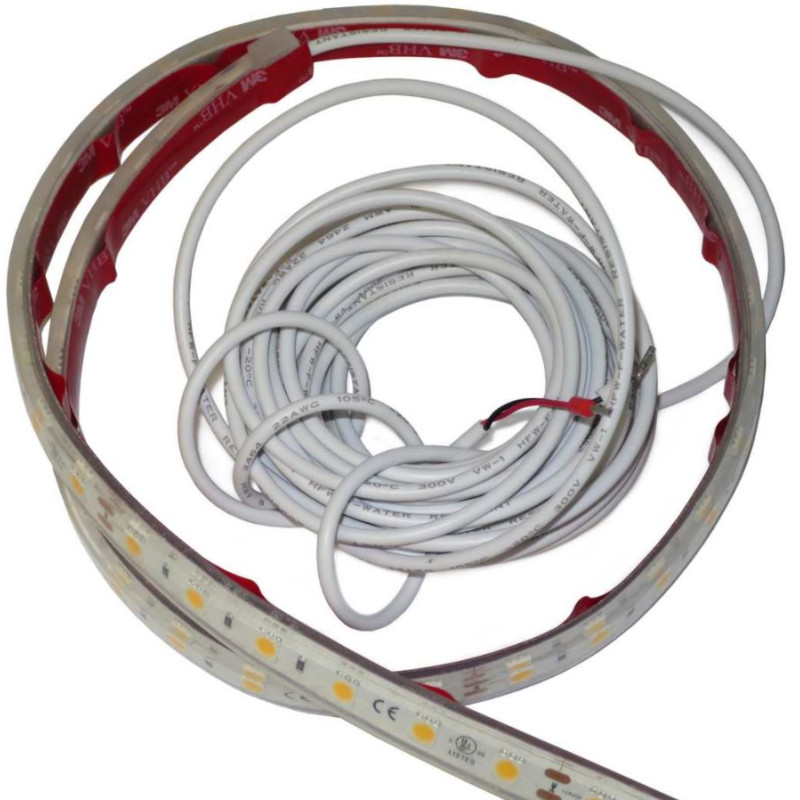 EOS LED-strips voor stoombaden, warmwit en RGB-kleuren