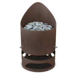 Elektrische saunakachel - EOS Zeus HD, bruin 