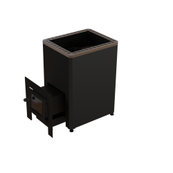 Houtgestookte saunakachel - VILPRA ETNA-22-LV met externe vuurhaard 