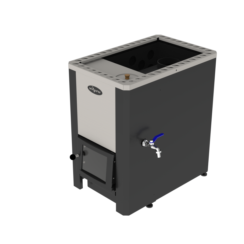 Houtgestookte saunakachel - VILPRA ETNA-22-WT-V met watertank