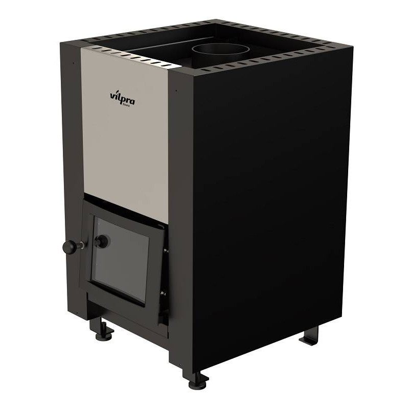 Houtgestookte saunakachel - VILPRA FLAMO-14-V met interne vuurhaard