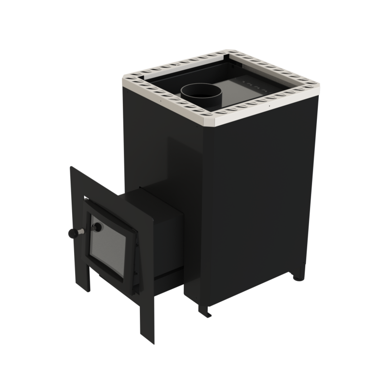 Houtgestookte saunakachel - VILPRA FORNAX-14-LV met externe vuurhaard