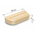 Eindelement voor modulaire saunabanken, Aspen - 10