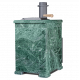 Houtgestookte saunakachel GEFEST - Groza 18 (M) Classic Serpentine
