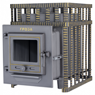 Houtgestookte saunakachel - Gefest Groza 18 (M) in raster