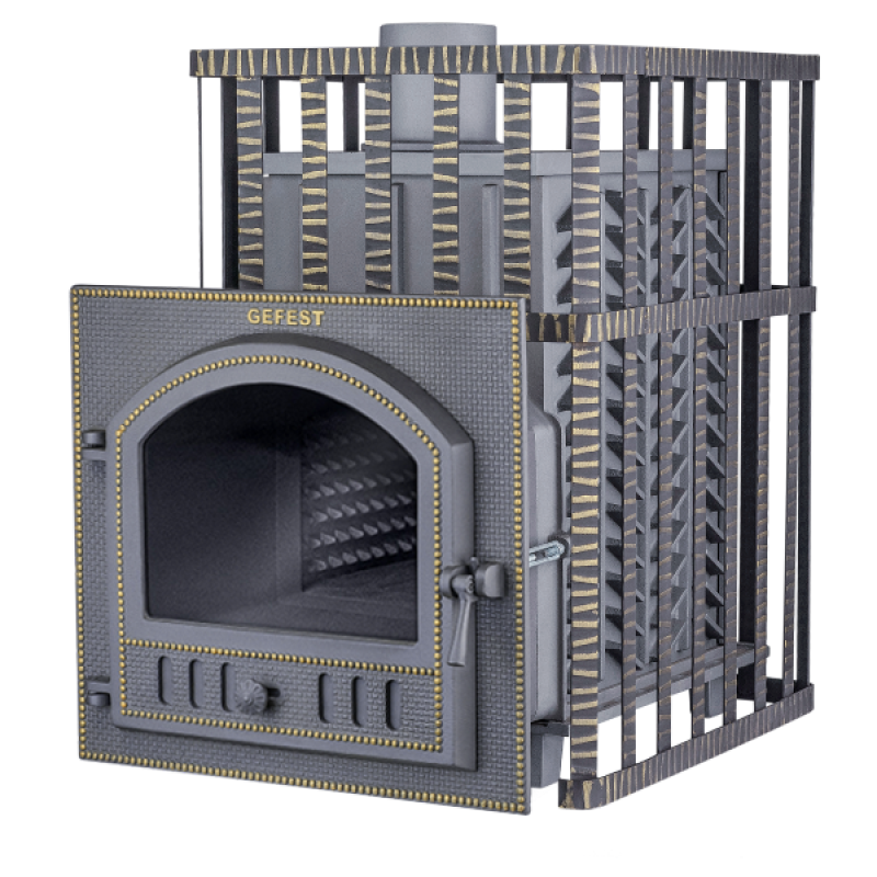 Houtgestookte saunakachel - Gefest GFS ZK 30 (P) in raster