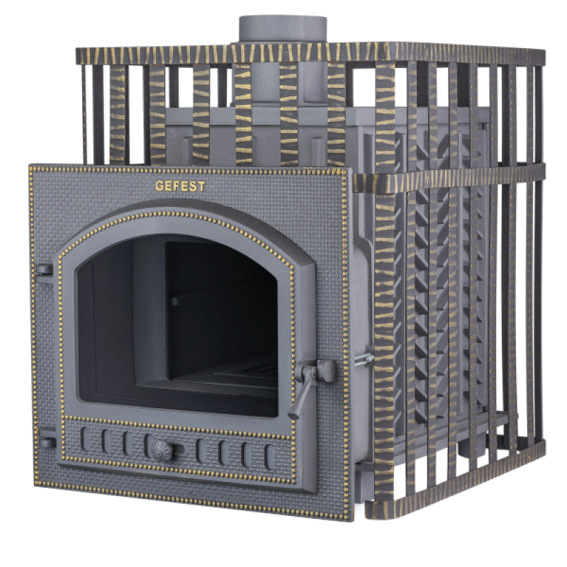 Houtgestookte saunakachel - Gefest GFS ZK 45 (M) in raster