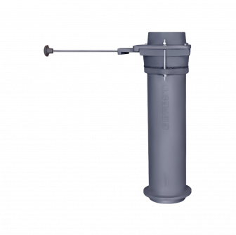 GEFEST gietijzeren rookkanaalmodule met klep, Ø115, 550 mm