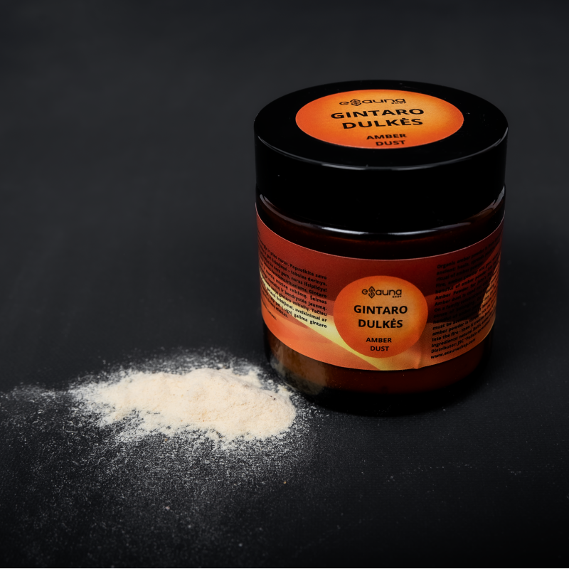 20 gram natuurlijk Baltisch barnsteenpoeder voor bruiloften of familiefeesten