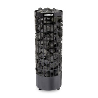 Elektrische saunakachel - HARVIA Cilindro Zwart Staal PC110E 10,8 kW