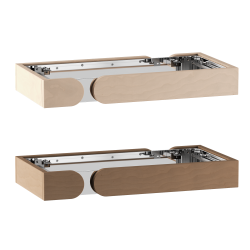 Harvia Concept R Mini houten veiligheidsleuningonderdelen, linden- of walnoothout 