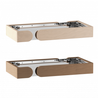 Harvia Concept R Mini houten veiligheidsleuningonderdelen, linden- of walnoothout