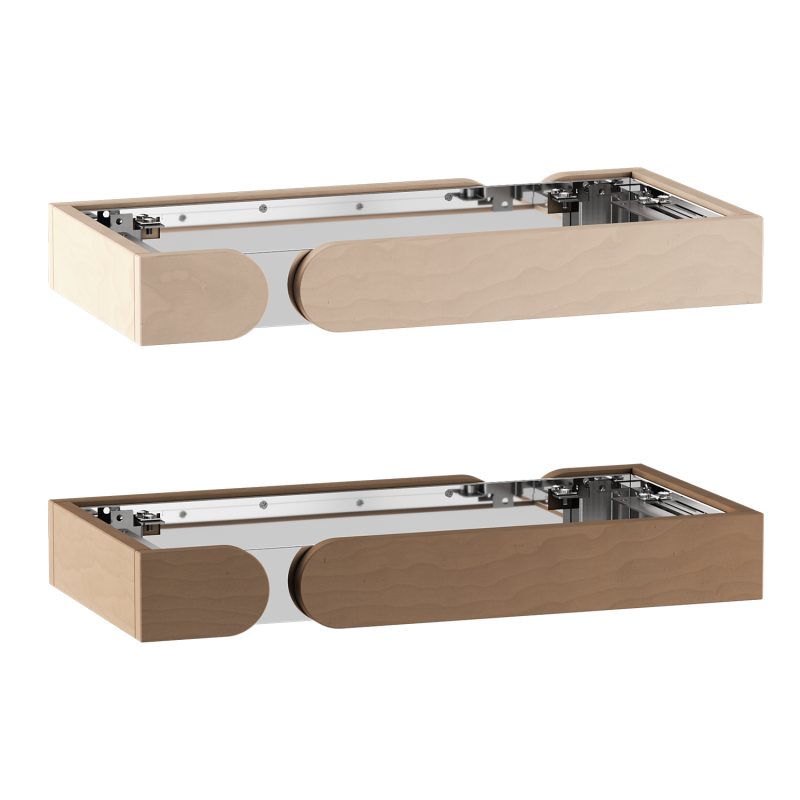 Harvia Concept R Mini houten veiligheidsleuningonderdelen, linden- of walnoothout