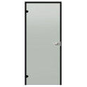 Harvia Black Line afsluitbare glazen deur, satijn, 7x21, zwart aluminium frame - 0