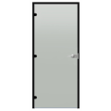 Harvia Black Line afsluitbare glazen deur, satijn, 9x21, zwart aluminium frame - 0