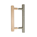 Harvia deurklink, hout / roestvrij staal - 0