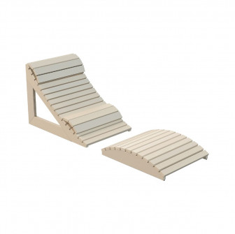 Harvia ergonomische saunastoel, esdoorn