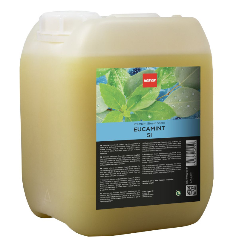 HARVIA stoombad aromatische oliën, eucamint 5 l