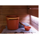 HARVIA Helmi sauna-emmer en pollepelset, terracotta