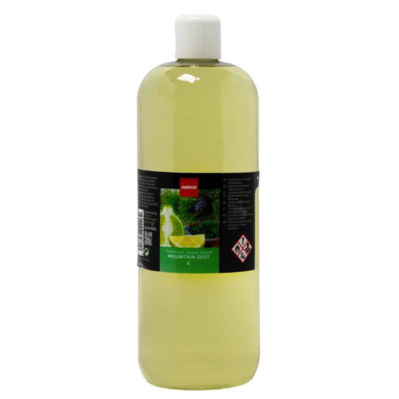 HARVIA saunageurconcentraat, geur van arolla-den, bergamot en litsea cubeba, 1 liter