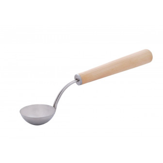 Harvia saunalepel met roestvrijstalen beker, 40 cm, 100 ml