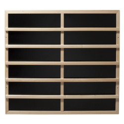 Harvia IR-verwarmingsplaat met rugleuning van licht hout, 100–515 W 