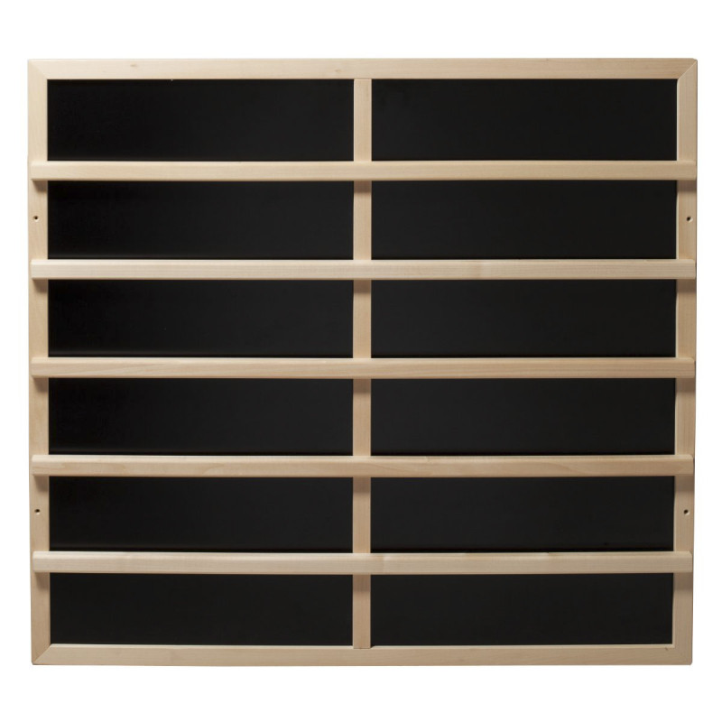 Harvia IR-verwarmingsplaat met rugleuning van licht hout, 100–515 W