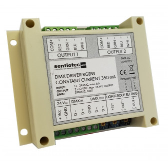Harvia DMX RGBW LED-driver, 2 × 4 kanalen