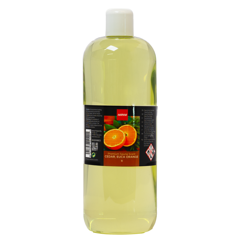 HARVIA saunageurconcentraat, ceder, eucalyptus, sinaasappel, 1 l