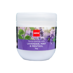 Sauna peeling zout HARVIA lavendel munt 1 kg
