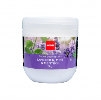 Sauna peeling zout HARVIA lavendel munt 1 kg