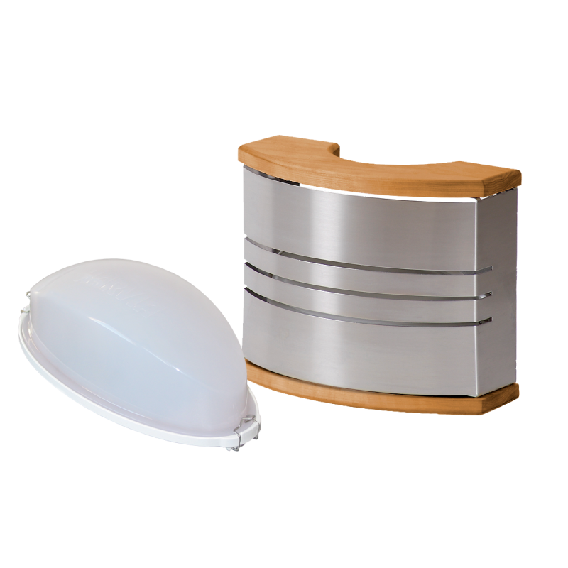 HARVIA saunalamp - Staal