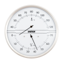 HARVIA thermo-hygrometer rond, wit - 0