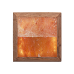 Himalaya zoutlamp LED, cederhout 
