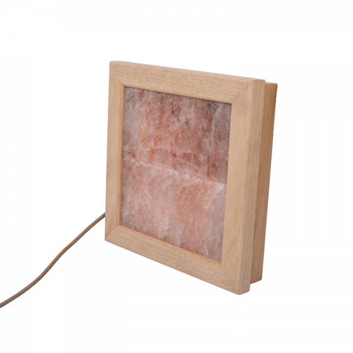 Himalayazout LED-lamp, abachi hout