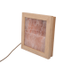 Himalayazout LED-lamp, abachi hout