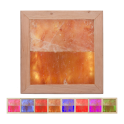 Himalaya zoutlamp LED RGB, zwart elzenhout - 0