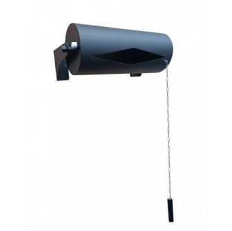 Horizontale gietemmer 25 l, roestvrij staal, zwart