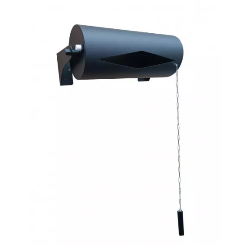 Horizontale gietemmer 25 l, roestvrij staal, zwart