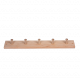 Houten kledinghanger met 5 haken