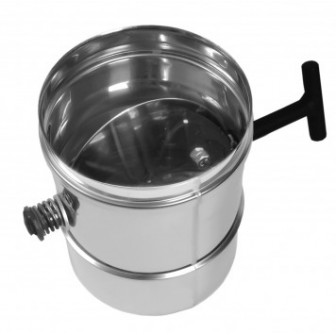 Schoorsteenklep met handgreep, 0,5 mm