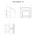 Houtgestookte saunakachel - NOVA KASKAD 18 - 5