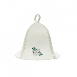 Saunahoed - een emmer met een pollepel 