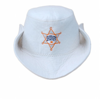 Saunahoed - Sheriff, wit